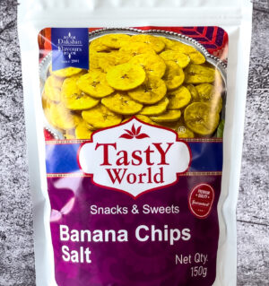 Banana Chips Salt | Crispy and Savory Banana Chips | Tasty World | Saviruchi Foods