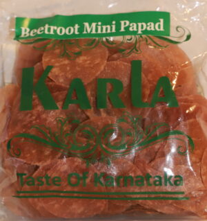 Beetroot Mini Papad | Colorful and Crunchy Snack Delight | Karla | Saviruchi Foods