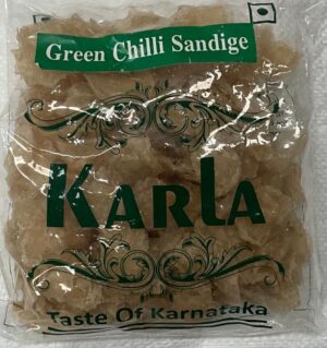 Green Chilli Sandige | Crispy and Flavorful Snack | Karla | Saviruchi Products
