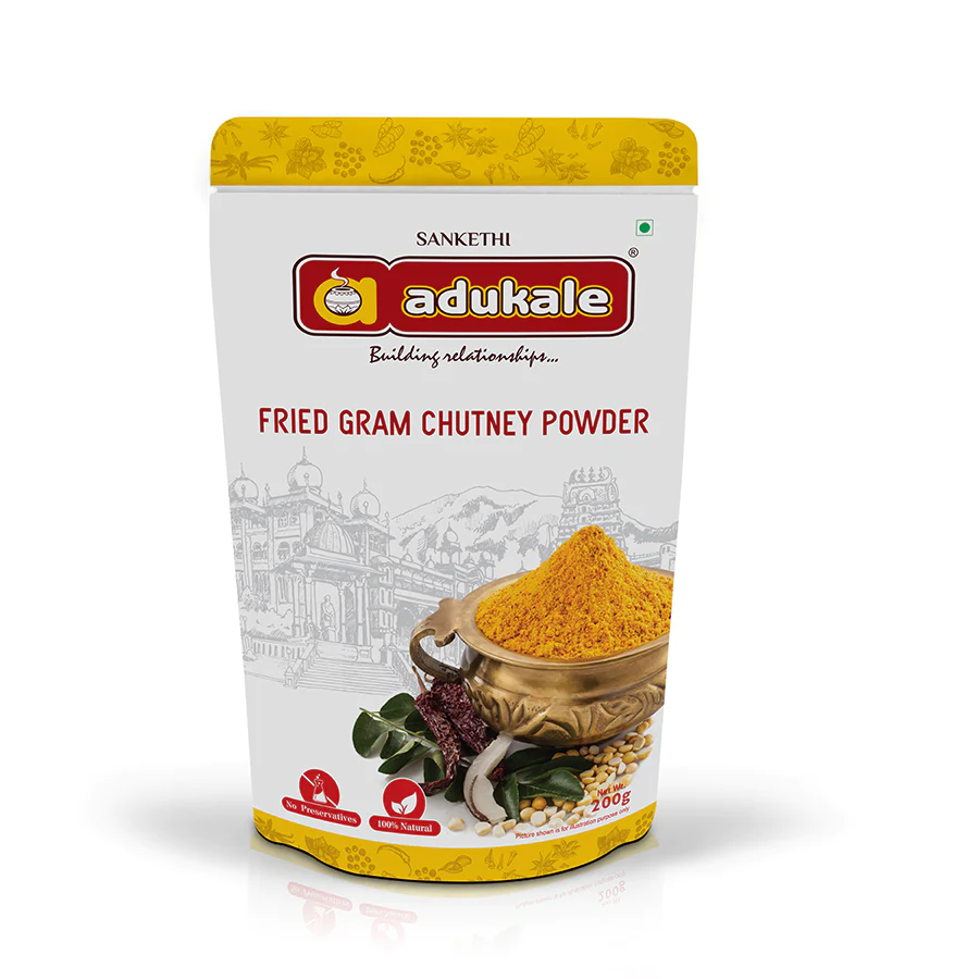 Fried Gram Chutney Powder | Chutney Powder for Dosa, Upma, and More | Adukale