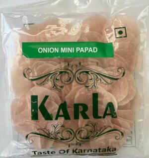 Onion Mini Papad | Crunchy and Flavorful Snack | Karla | Saviruchi Foods