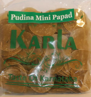 Pudina Mini Papad | Refreshing Mint Flavored Snack | Karla | Saviruchi Foods
