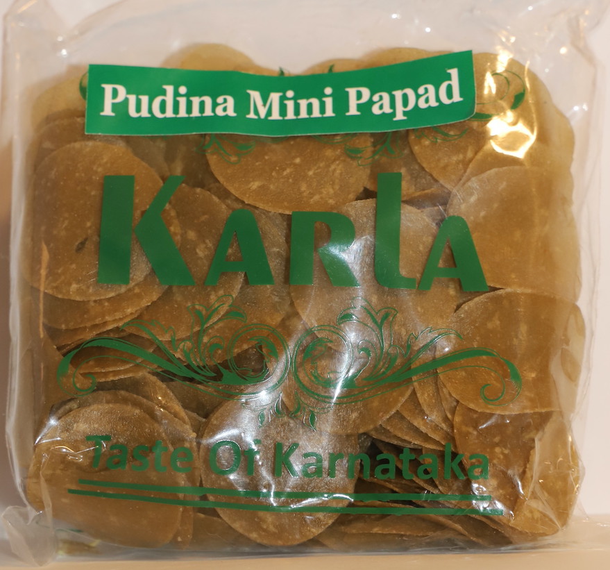 Pudina Mini Papad | Refreshing Mint Flavored Snack | Karla | Saviruchi Foods