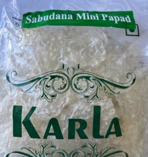 Sabudana Mini Papad | Savory Tapioca Pearl Crackers | Karla | Saviruchi Foods