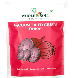 Onion Vacuum Fried Crisps | Savory and Crunchy | Whole and Soul | Saviruchi Foods